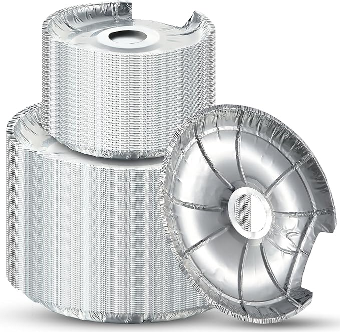 Dreyoo 60 Pcs Electric Stove Burner Covers, Disposable Aluminum Foil Drip Pan by Dreyoo
