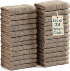 Casa Platino Washcloths Set by CasaPlatino
