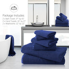 TENSTARS Luxury Silk Hemming Towel Set - Image 3