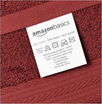 Amazon Basics 6-Piece Fade-Resistant 100% Cotton Hand Towels - Image 4