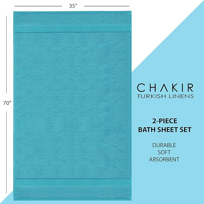 Chakir Turkish Linens, 100% Cotton Premium Quality Turkish Bath Sheets - Image 6
