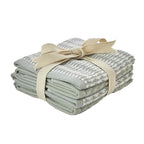 SKL Home Longborough 100% Turkish Cotton Premium 4-Piece Washcloth Set by SKLHomebySaturdayKnightLtd
