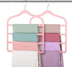 Velvet Pants Clothes Hanger Space Saving Non Slip Pants Shorts Hanger, - Image 8