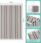 SALAS Kitchen Dish Towels for Drying Dishes, Large Cotton Kitchen Towels - Image 3