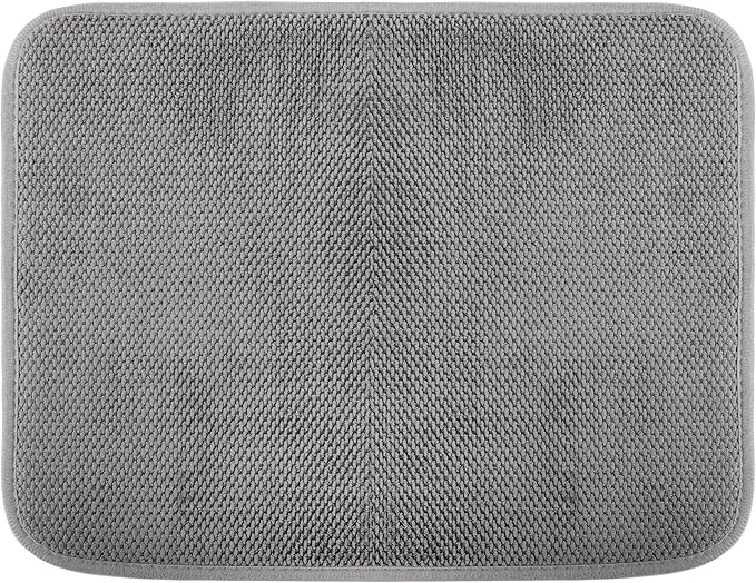 Dish Drying Mat, Microfiber Ultra-Absorbent Kitchen Counter Mat, Ideal Dish by Unknown