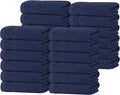 Tens Towels Pack of 24 Washcloths, 12 x 12 Inches, Lighter Weight, Quick to Dry by TensTowels