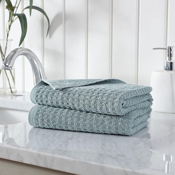 Tommy Bahama- Hand Towel Set, Highly Absorbent Cotton Bathroom Decor, Low - Image 2