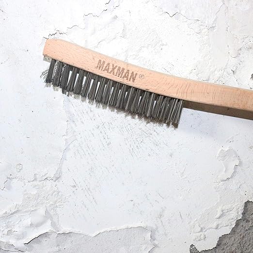 MAXMAN Wire Brush, Heavy Duty Carbon Steel and Stainless Steel Wire Brushes - Image 8