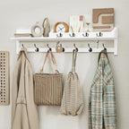 AMBIRD 35 inch Coat Rack Wall Mount, Extra Long Coat Hooks Wall Mount, Entryway - Image 6