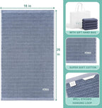 SALAS Kitchen Dish Towels, Bulk Cotton Kitchen Hand Towels, 390 GMS Plaid Dish - Image 2