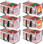 Clear Heavy Duty Extra Large Storage Bags, Reinforced Handles and Double Zippers by RoomHacks