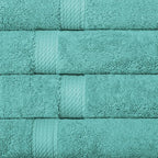 SUPERIOR Egyptian Cotton Pile Hand Towel Set of 4, Ultra Soft Luxury Towels - Image 4