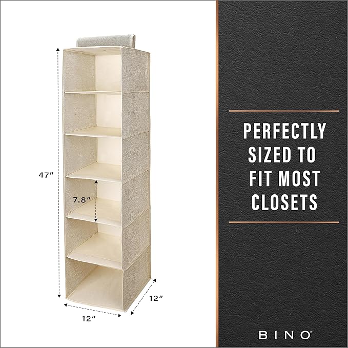BINO 6-Shelf Sweater Closet Organizer - Image 2