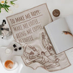 sea me at home Coffee Themed Funny Dish Towels - Image 3