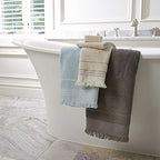 SKL Home Jude Fringe 100% Turkish Cotton Towel, Hand Towe Set, Taupe 2 Count - Image 6