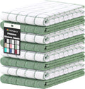 Homaxy Premium Cotton Kitchen Towels 16"x 28", Large Natural Ring Spun 390 GSM by Homaxy
