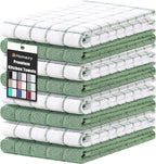Homaxy Premium Cotton Kitchen Towels 16"x 28", Large Natural Ring Spun 390 GSM by Homaxy