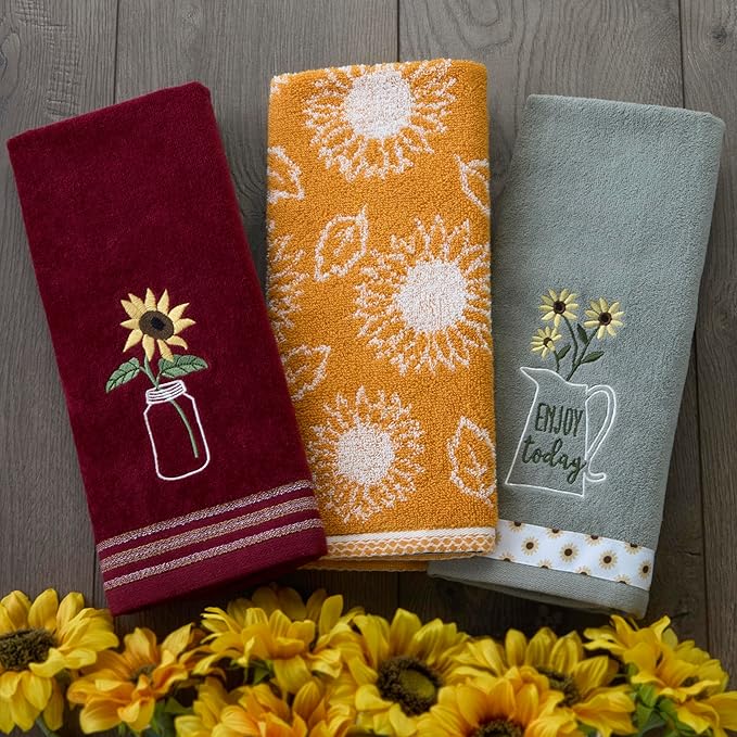 SKL HOME by Saturday Knight Ltd. Enjoy Today 2 Pc Hand Towel Set - Image 3