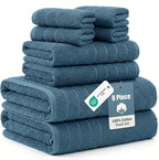 Casa Platino 8 Pcs 100% Cotton Luxury Towel Set by CasaPlatino