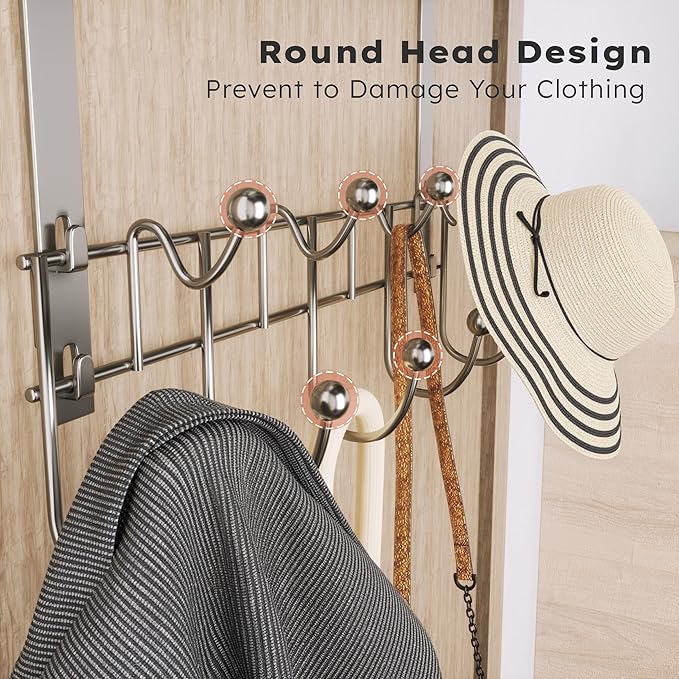 Consumest Over The Door Hooks Organizer - Image 4