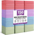 Microfiber Cleaning Cloth, 150 Pack Assorted Color Cleaning Rags by Unknown