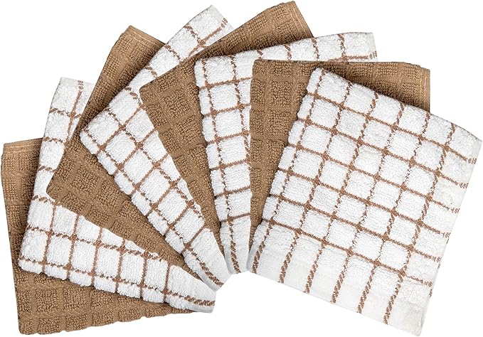 Bumble Dish Cloths | 12" x 12" | 100% Cotton Kitchen Towels | 405 GSM | Soft - Image 2