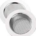 LASSHSWA 2 Pcs Kitchen Sink Strainer Stainless Steel, Mesh and Punching by LASSHSWA