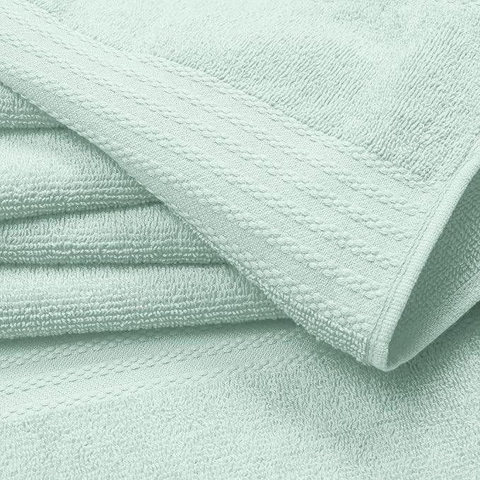 GLAMBURG Ultra Soft 6-Piece Hand Towel Set 16x28-100% Ringspun Cotton - Image 2