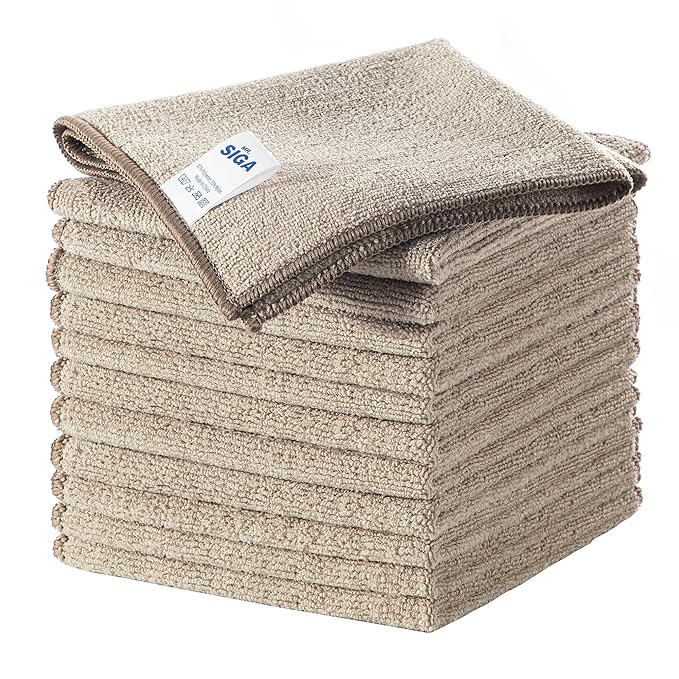 MR.SIGA Microfiber Cleaning Cloths, All-Purpose Surface Microfiber Towels by MRSIGA