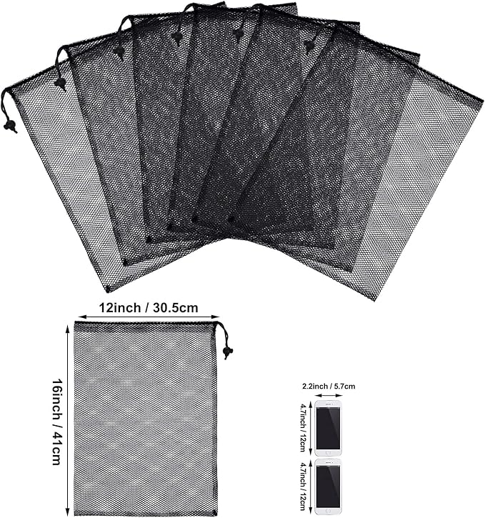 TecUnite 10 Pcs Mesh Laundry Bags - Image 2