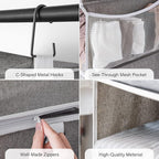 StorageWorks 6-Shelf Closet Organizers, Two 3-Shelf Separable Hanging Shelves - Image 7