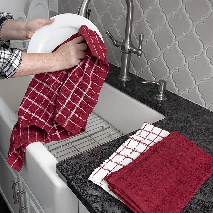 Ritz Premium 3-Pack Kitchen Towel & 6-Pack Dish Cloth Set - Image 7