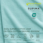 Lacoste Heritage 100% Supima Cotton Tub Mat, Premium Super Soft Bath Towel - Image 3