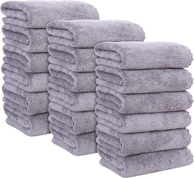 MOONQUEEN 18 Pack Premium Hand Towels by MOONQUEEN