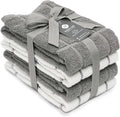 100% Cotton Terry Dish Towels, 4 Pack 16 x26 Inches, Super Soft and Absorbent by Ecotribe