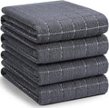 Homaxy 100% Cotton Terry Kitchen Towels, Checkered Designed, Soft and Super by Homaxy