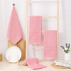 Homaxy 100% Cotton Terry Kitchen Towels, Checkered Designed, Soft and Super - Image 6