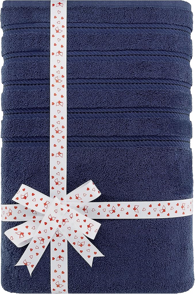 American Soft Linen 35x70 Jumbo Large Bath Towel, 600 GSM 100% Cotton Turkish - Image 3