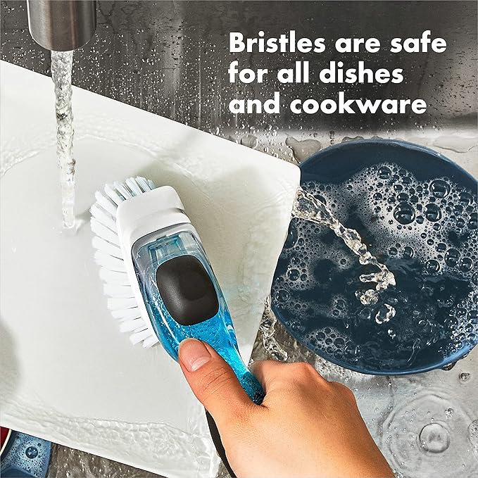 OXO New Good Grips Soap Dispensing Dish Brush Storage Set - Image 3