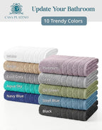 100% Cotton Bath Towels Set of 24 – 2 Bath Sheets, 2 Large Bath Towel, 2 Gym - Image 7