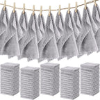Newwiee 100 Pcs Washcloths Bulk Quick Drying Bathroom Wash Clothes 12 x 12 Inch by Newwiee
