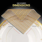The Crown Choice Heavy Duty Non-Scratch Dish Scrubbers - Image 7