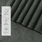 REDKISS 4 Pack Premium Bath Towels, Plush Coral Fleece Towels - Image 4
