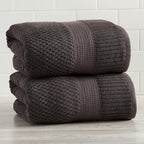 NY Loft 100% Cotton 2 Pack Bath Sheet Towel Set | Absorbent Quick-Dry Oversize - Image 2