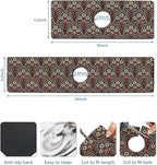 Patterned Sink Faucet Mat Kitchen Splash Guard Super Absorbent Drying Mat - Image 3
