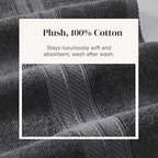 Modern Threads Trefoil Filigree 6-Piece 100% Cotton Towel Set – Reversible Yarn - Image 5