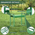 FLINTER 10.2" Wider Garden Kneeler and Seat, Heavy Duty Thick Gardening Bench for Kneeling and Seat - Garden Kneelers for Seniors, Gardening Stools for Women, Grandparents, Gardeners, Green - Image 6