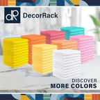 DecorRack 10 Pack 100% Cotton Wash Cloth, Luxurious Soft, 12 x 12 inch Ultra - Image 8