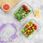 10 Pack Borosilicate Glass Meal Prep Containers - Image 6
