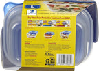 Glad GladWare Deep Dish Food Storage Containers, Large Rectangle - Image 4